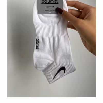 جوراب مچی نایک سفید نخ پنبه فری سایز