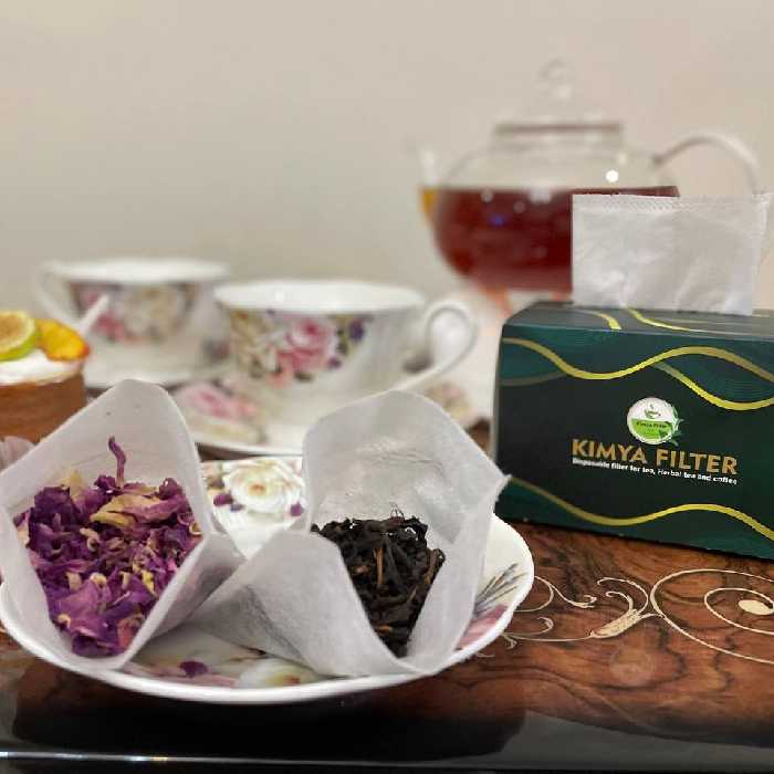 فیلتر و صاف کن و تفاله گیر چای و دمنوش و نوشیدنی مارک کیمیا kimya پک 70 عددی 
عالی برای استفاده در داخل قوری و فلاکس و ت