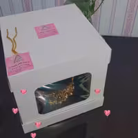 جعبه ی کیک،باکس کیک ،جعبه شیک ،جعبه هدیه