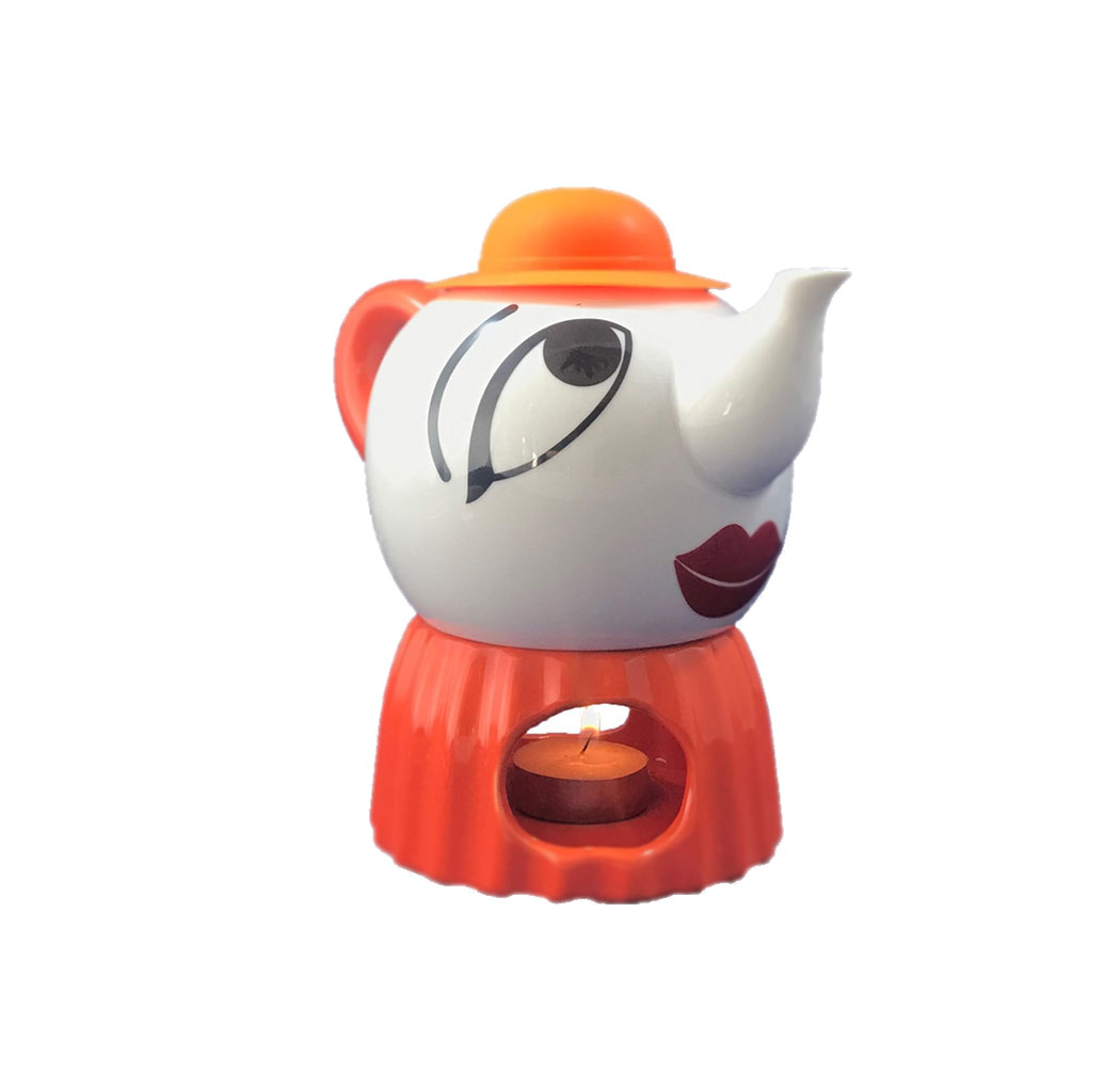 قوری عروسکی درب سلیکونی با وارمر