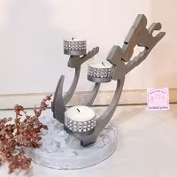 جاشمعی عشق نقره ای طوسی