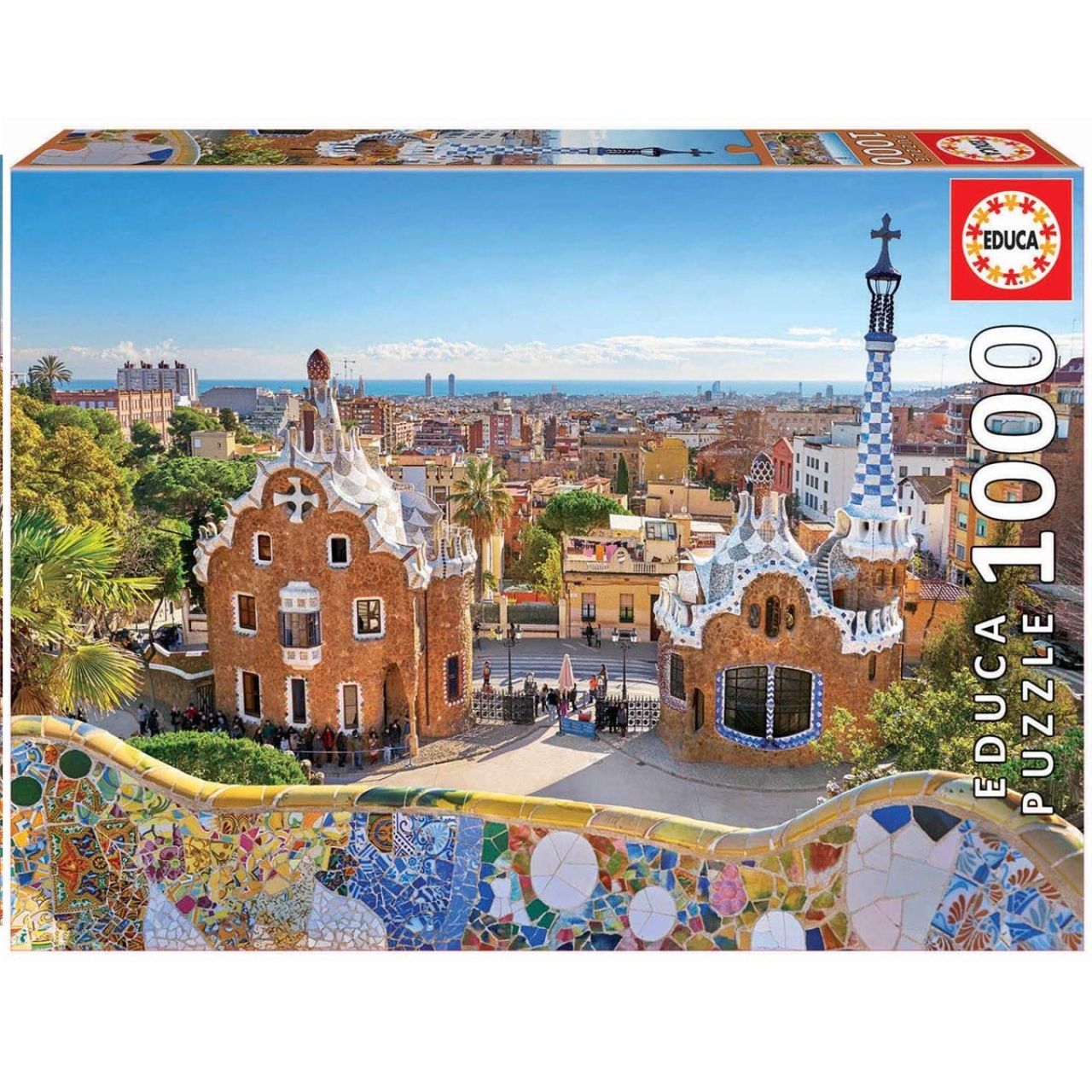 پازل 1000 تکه ادوکا مدل Barcelona کد 17966