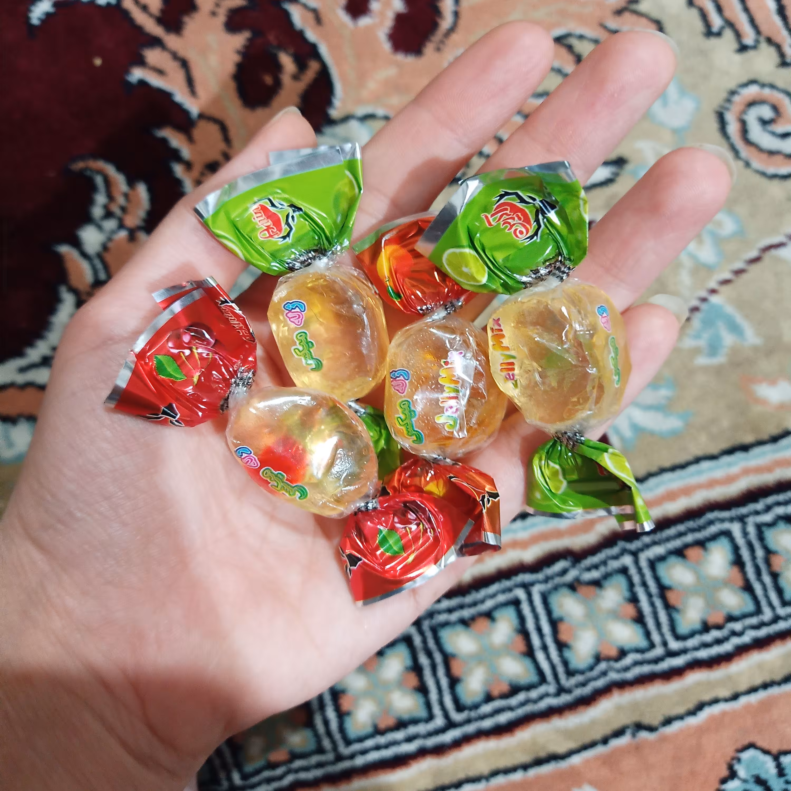 شکلات ژله ای خوشمزه آیدین 500 گرمی