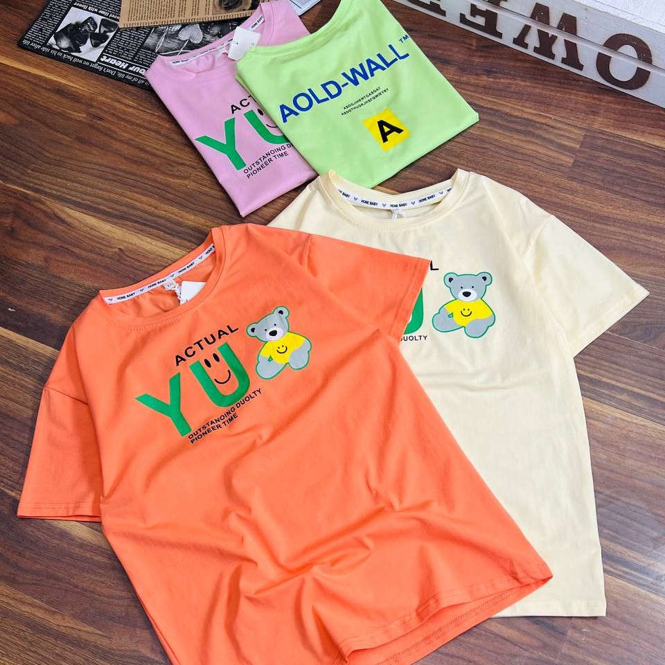 تیشرت اسپرت قواره بزرگ
جنس تی شرت نخ دوگانه
حدود  7 تا 12 ساله 
سری سایز  از m تا xx