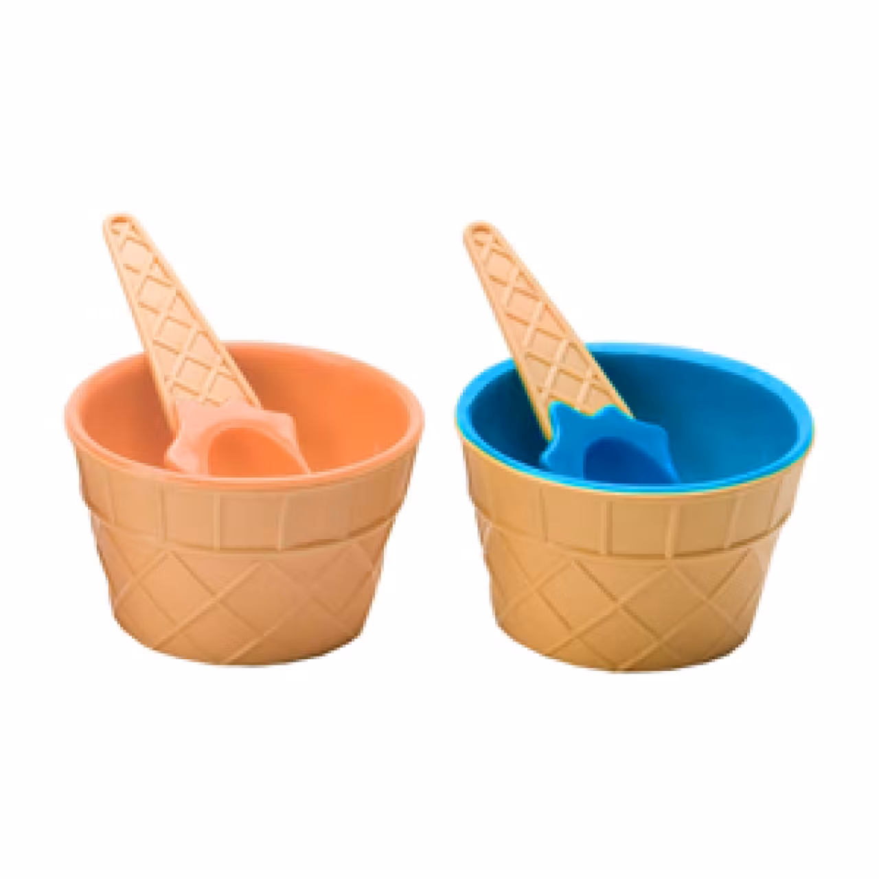 بستنی خوری فانتزی رنگی ICE77 بسته 2 عددی