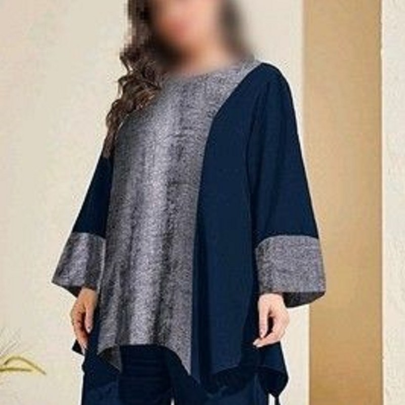 شومیز  مجلسی بیگ سایز تونیک بیگ سایز   شیک  جنس  فلورانس خارجی  سایز 44 تا 60