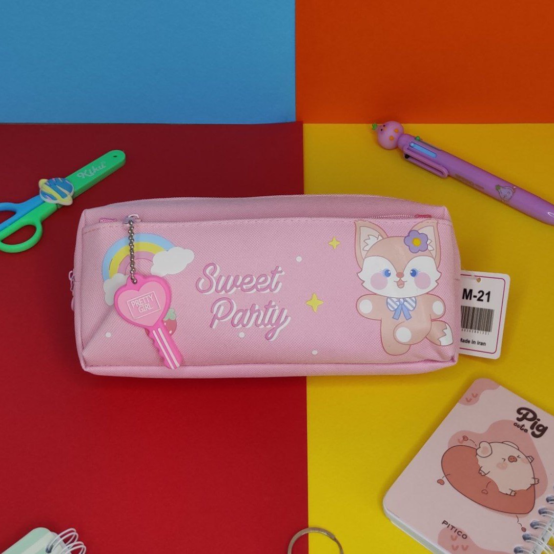 جامدادی دو زیپ برند(هیرو)