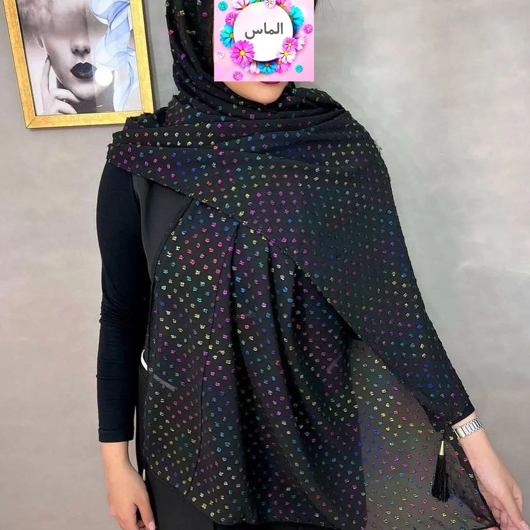 شال اشکی طلا کوب،قواره بزرگ،بسیار شیک و مجلسی،ایستایی عالی،رنگبندی مشکی،مناسب مجالس و شیک پوشان