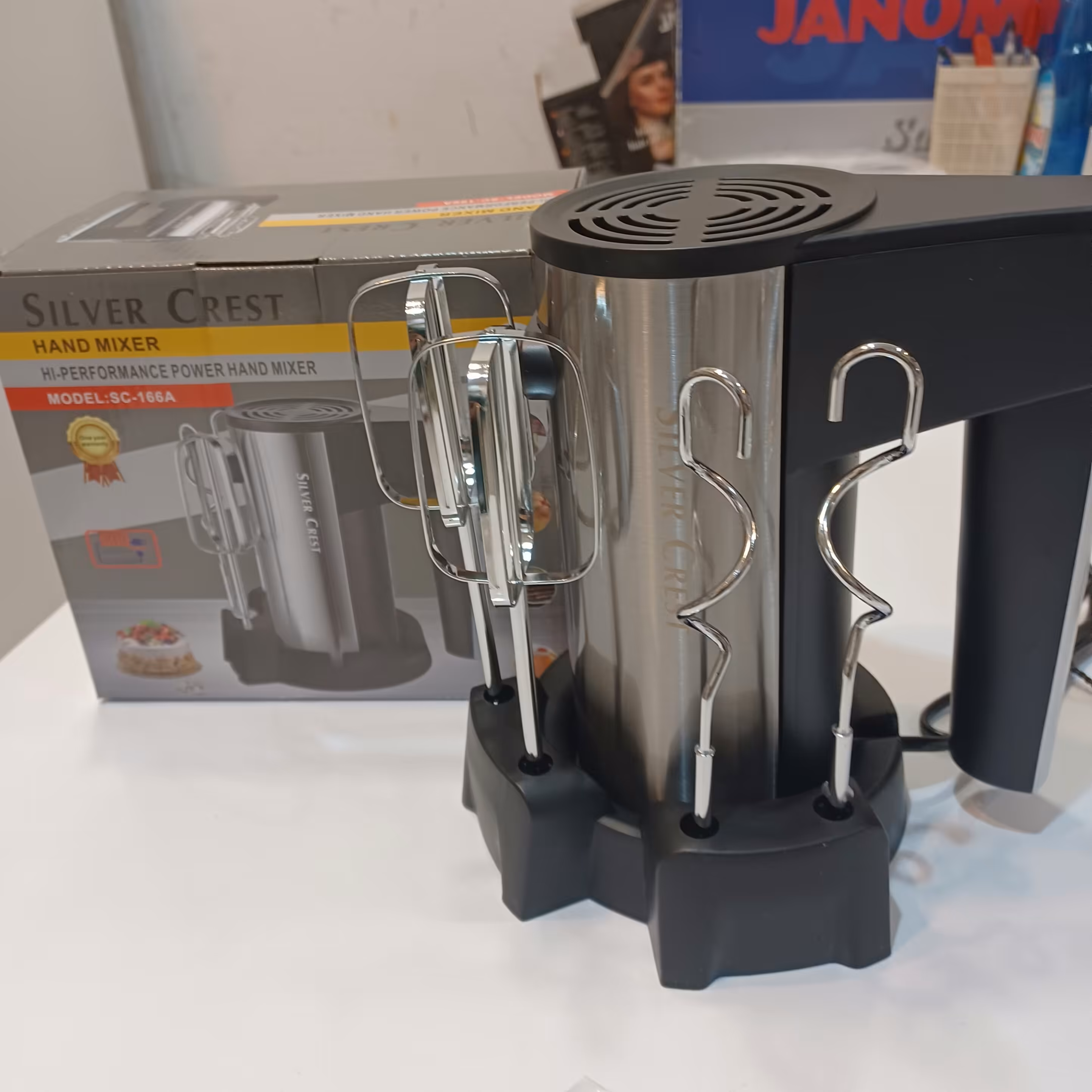 همزن برقی پایه دار سیلور کرست المان طبق عکس