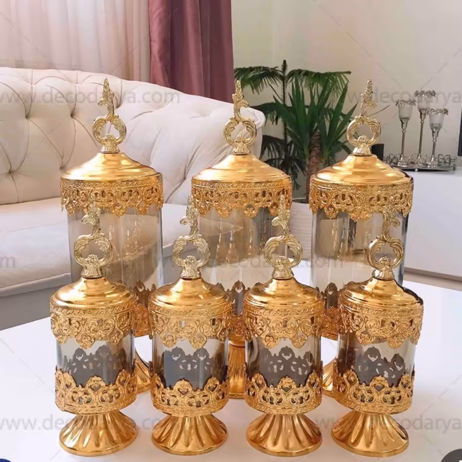 پاسماوری طلایی 7 پارچه