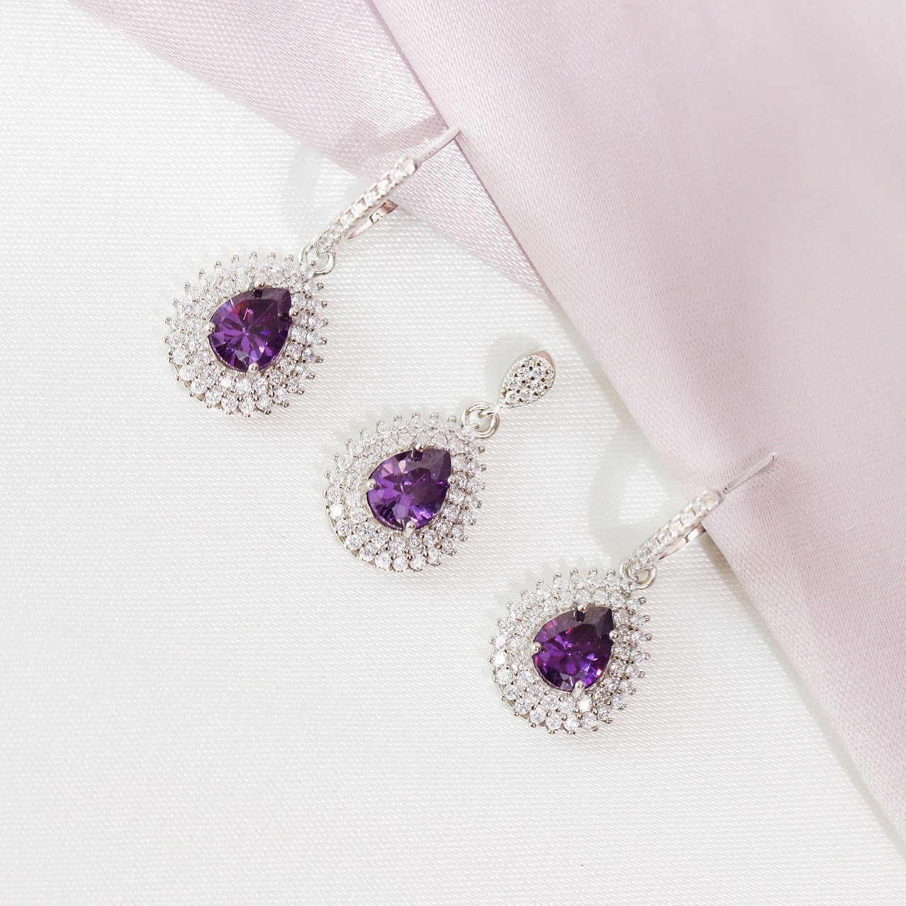 نیم ست نقره میکرو کد S-10096-7.5