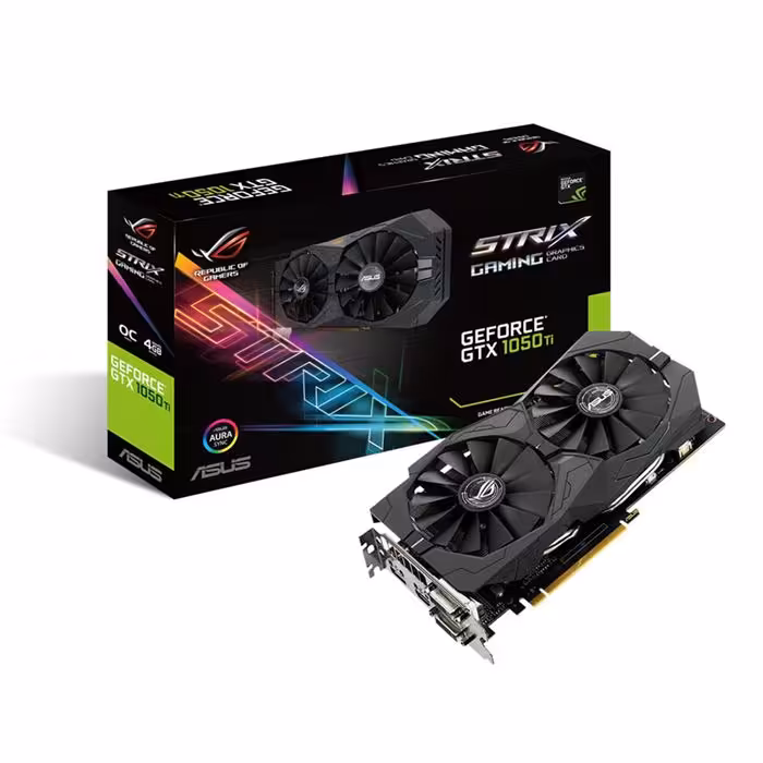 کارت گرافیک ایسوس ROG STRIX GTX1050TI O4G GAMING