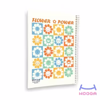 دفتر مشق 80 برگ سری groovy طرح 7