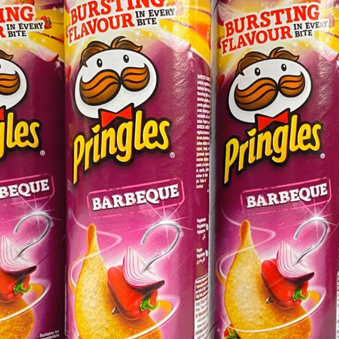 چیپس پرینگلز با طعم باربیکیو