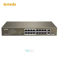 سوئیچ شبکه تندا مدل Tenda TEF1118P-16-150W