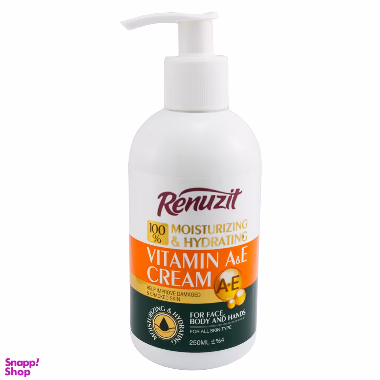 کرم آبرسان رینوزیت (Renuzit) مدل VITAMIN A+E حجم 250 میلی‌لیتر