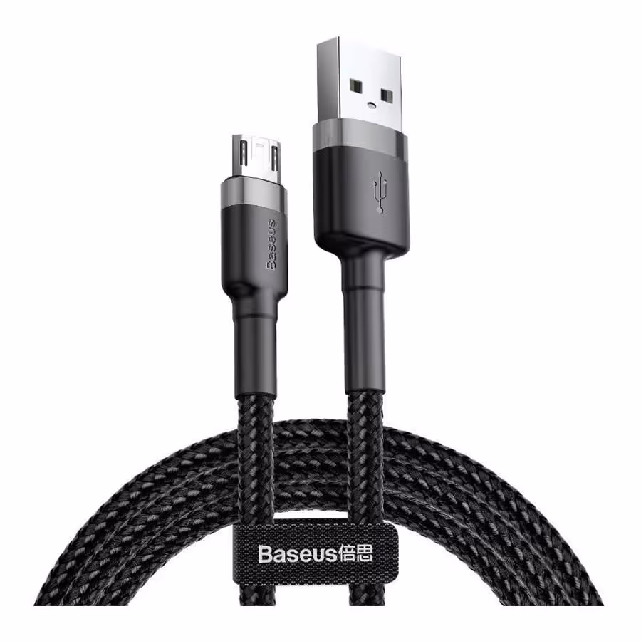 قیمت و خرید کابل تبدیل 1 متری USB به Micro-USB بیسوس مدل Cafule | یاس ارتباط
