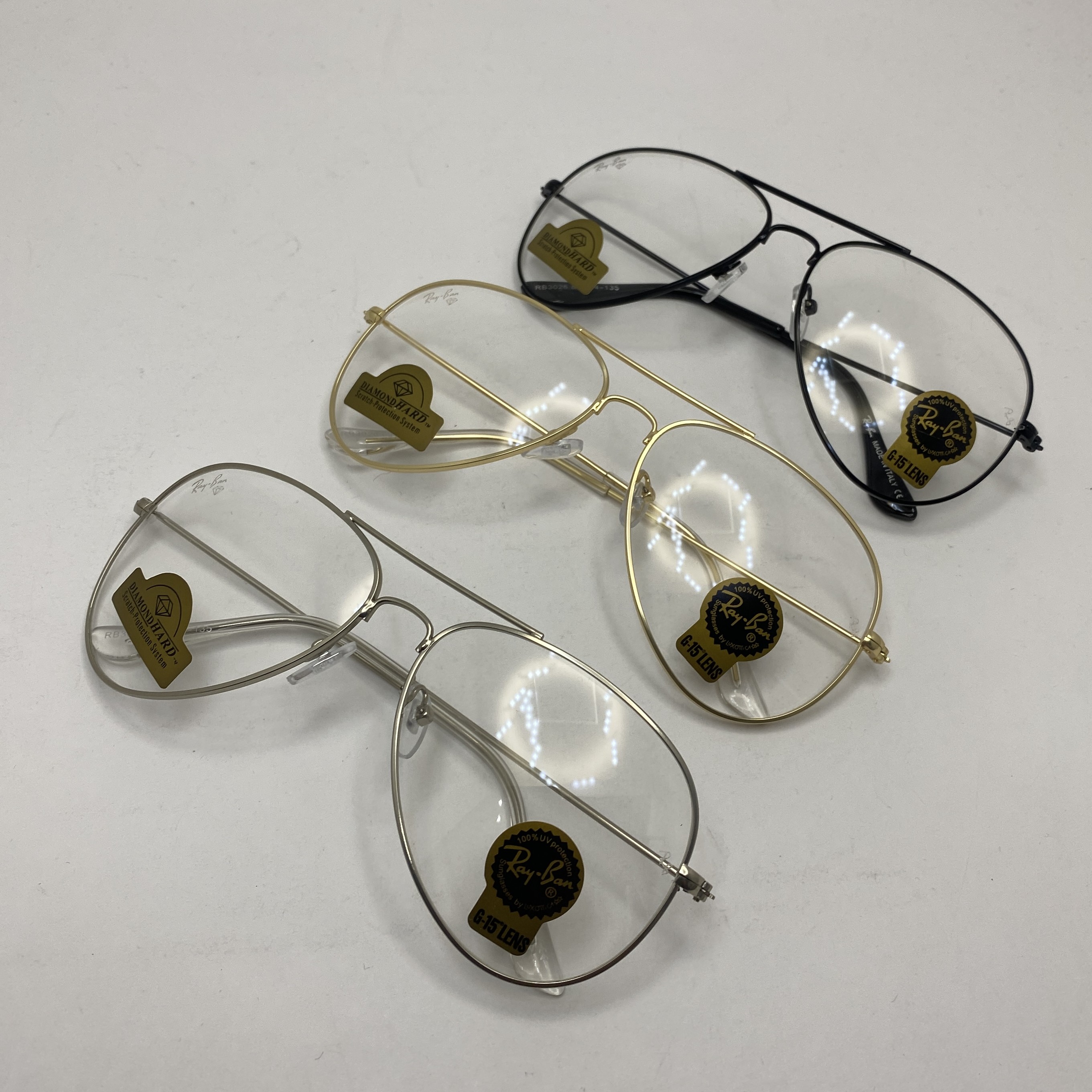 فریم عینک خلبانی ریبن در سه رنگ سایز 3026 (بزرگ)