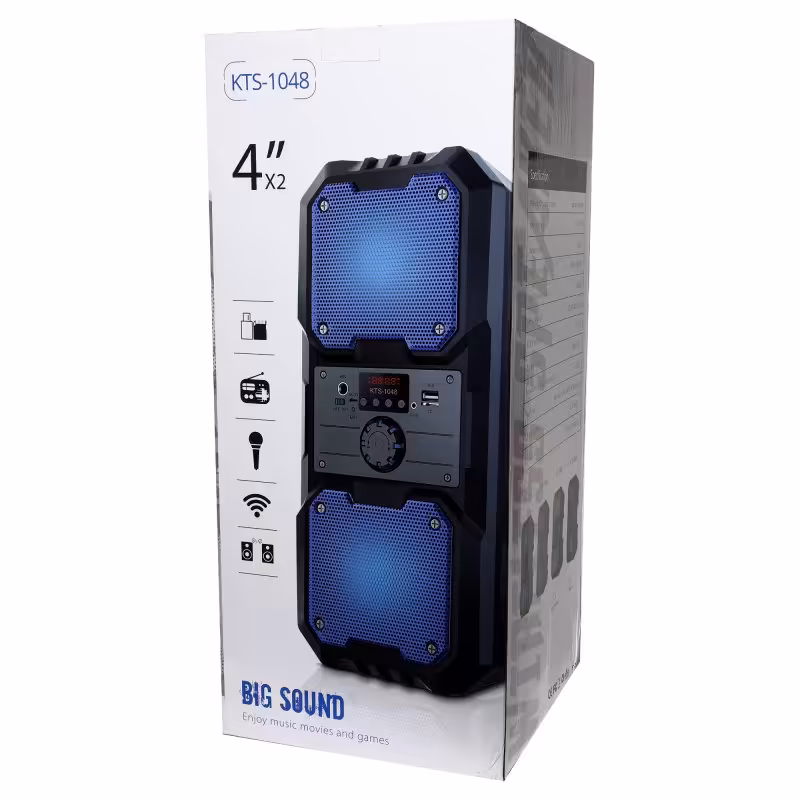 اسپیکر بلوتوثی قابل حمل مدل KTS-1048 اورجینال با ارسال رایگان 