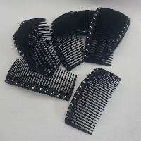 شانه زلفی نگین دار   شانه سر زنانه  شانه نگین دار   1055