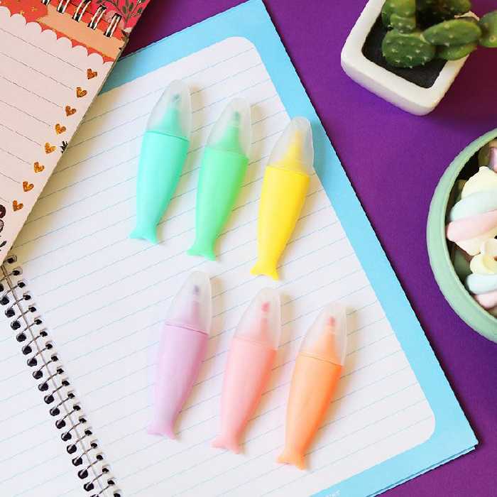 هایلایتر ماهی تک عددی فانتزی ماه تی تی