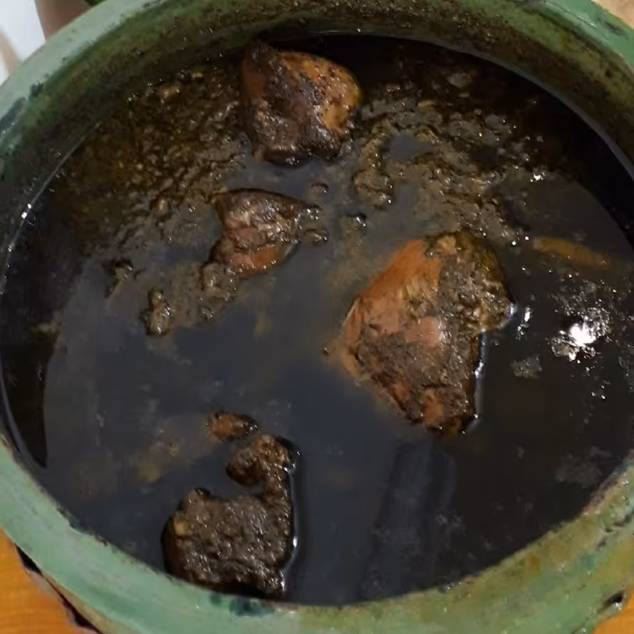 سبزی ترش واش سرخ شده