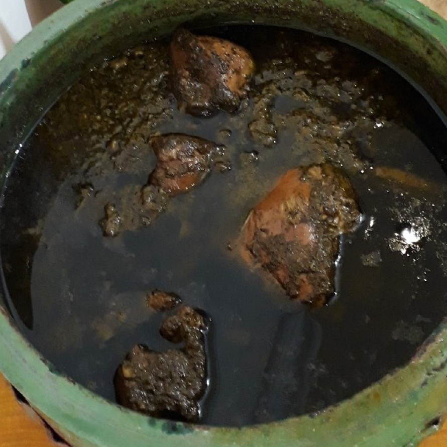 سبزی ترش واش سرخ شده