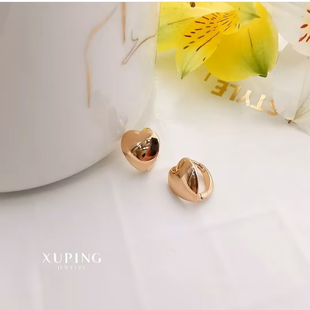 گوشواره طرح قلب ژوپینگ