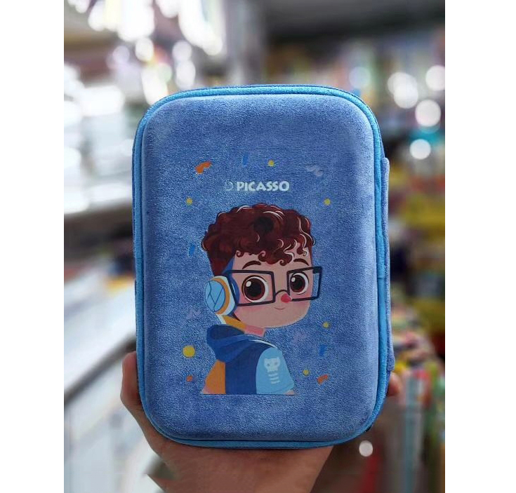 جامدادی تبلتی بزرگ مخمل طرح پسر