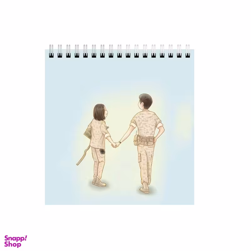 دفتر طراحی ۶۰ برگ مدل فن آرت کره ای کد 7651862