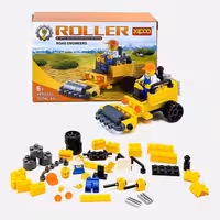 لگو غلتک راهسازی با مینی فیگور 50 تکه roller کد 93302