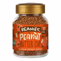 قهوه فوری طعم دار  بینیز انگلستان با طعم کره بادام زمینی BEANIES