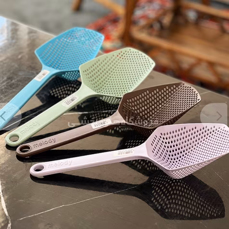 ملاقه آبکش ملودی با کیفیت مناسب برای خیارشور و ترشی در پلاسکو دهقان 