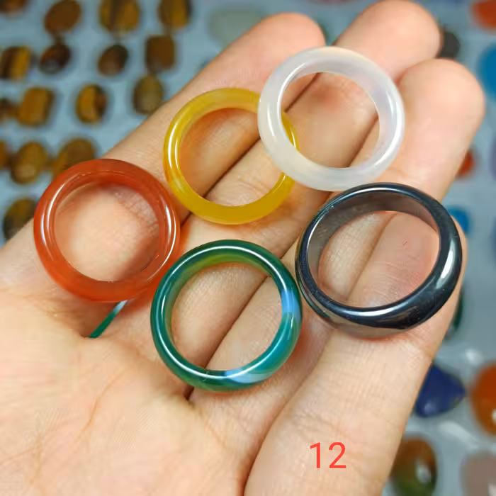 پک 5عددی حلقه عقیق