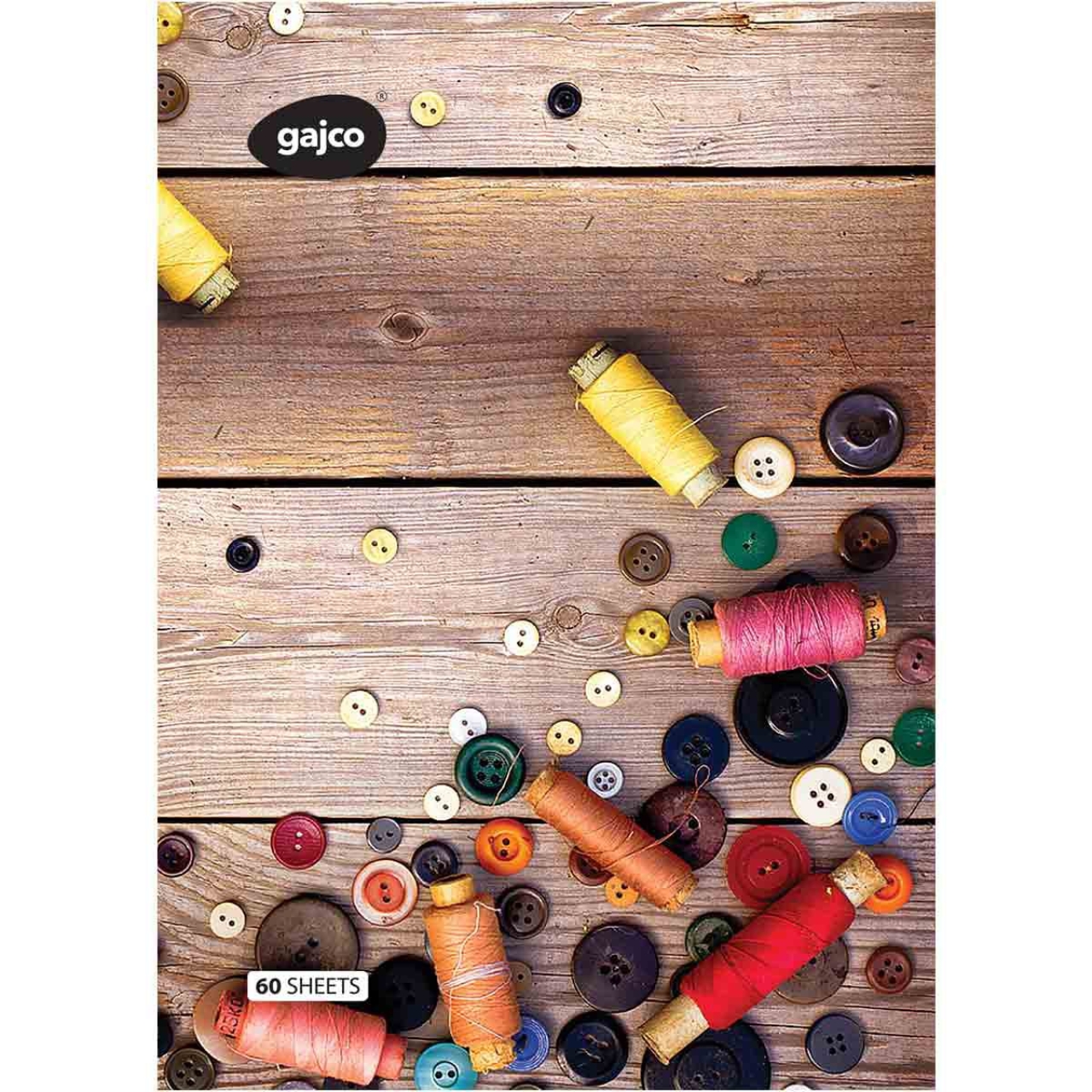 دفتر 60 برگ گاجکو طرح دوخت و دوز با رایحه شکلات