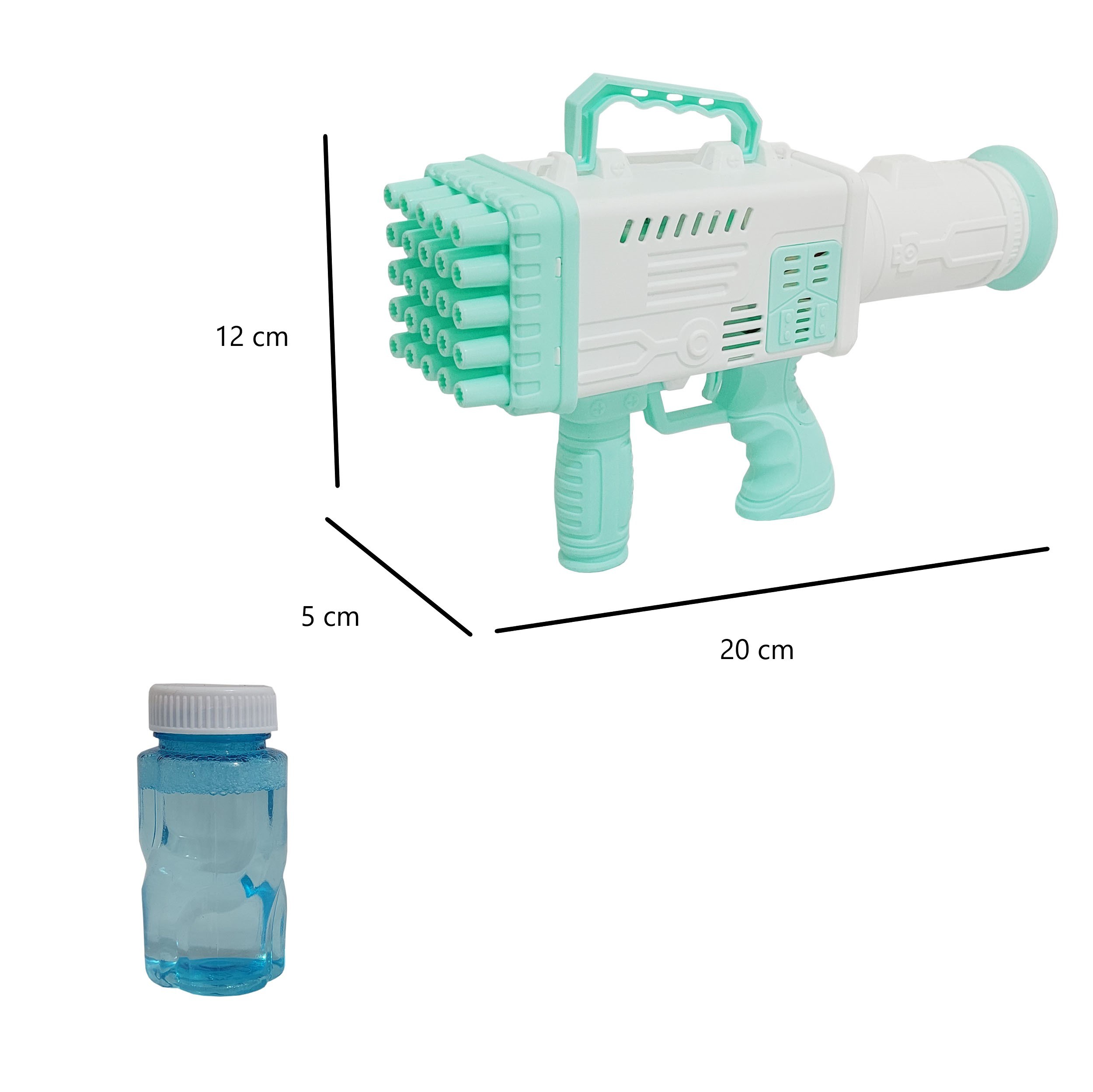 حباب ساز تفنگی باتری خور کد 1213 به همراه مایع
