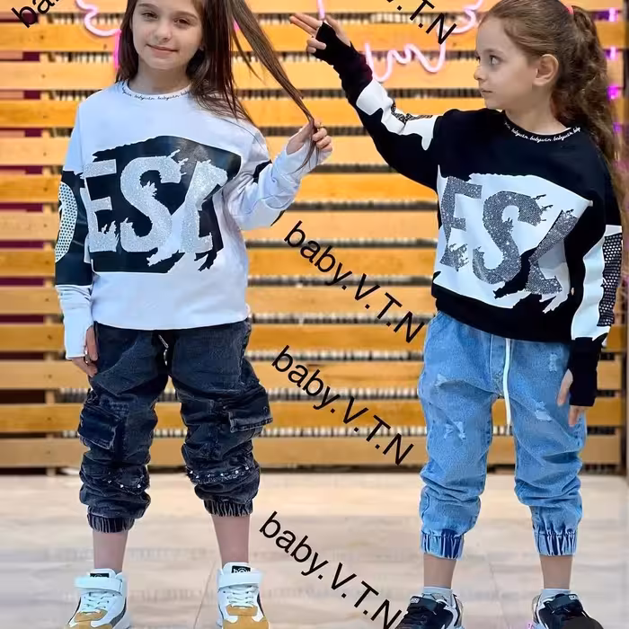 بلوز تک اسپرت ست خواهر و برادری  اتمام موجودی 