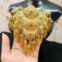 سنجاق بلوچی نقره ابکاری طلا