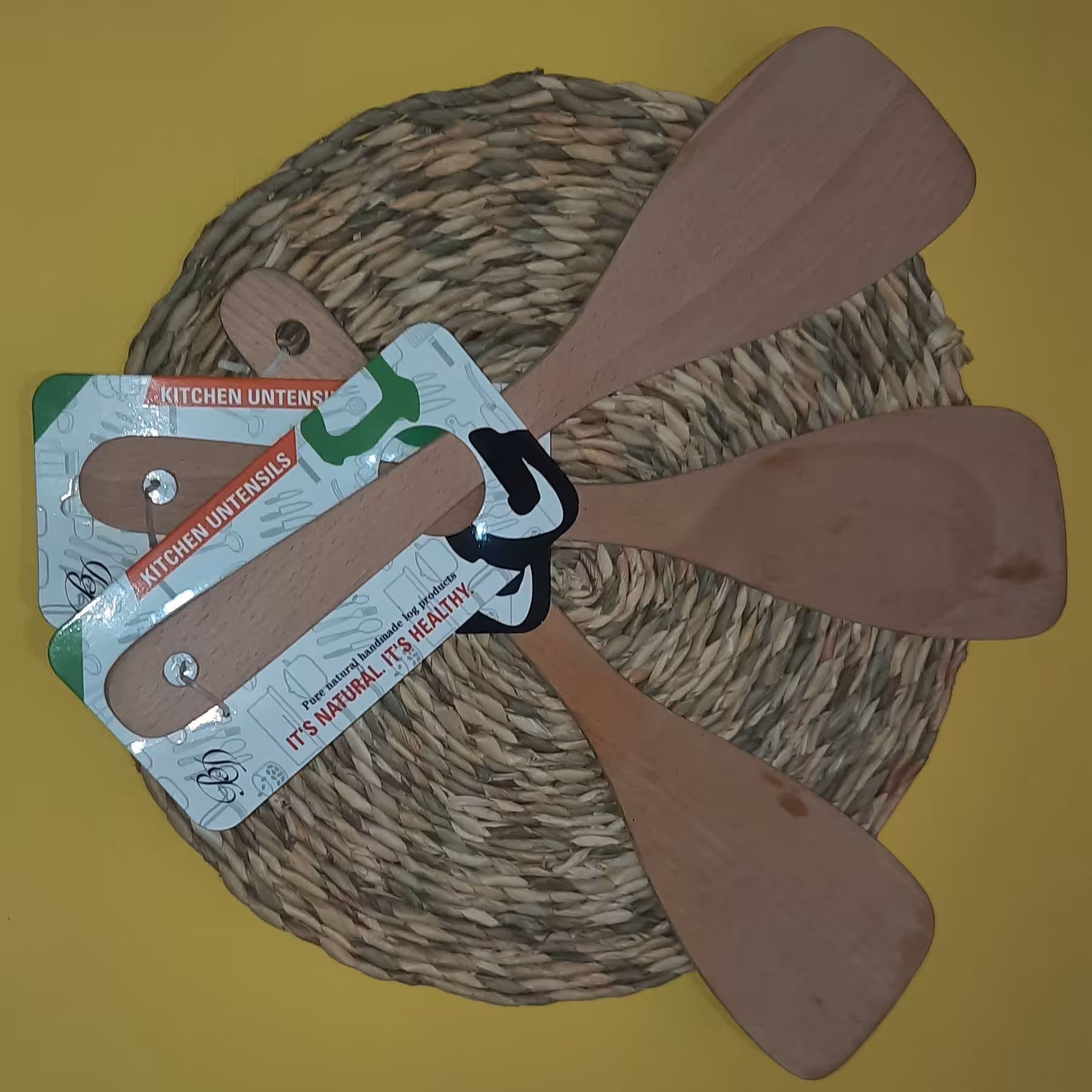 کفگیر چوبی جنس چوب عالی و کاربردی محصول وارداتی