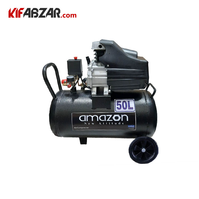 کمپرسور باد روغنی 50 لیتری آمازون مدل AC-50