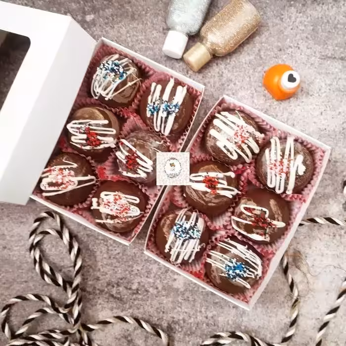 بمب شکلاتی در سه طعم پک 6 تایی