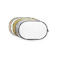 رفلکتور ترکیبی پنج کاره گودکس 100x150cm (دارای بخش نقره‌ای/طلایی)