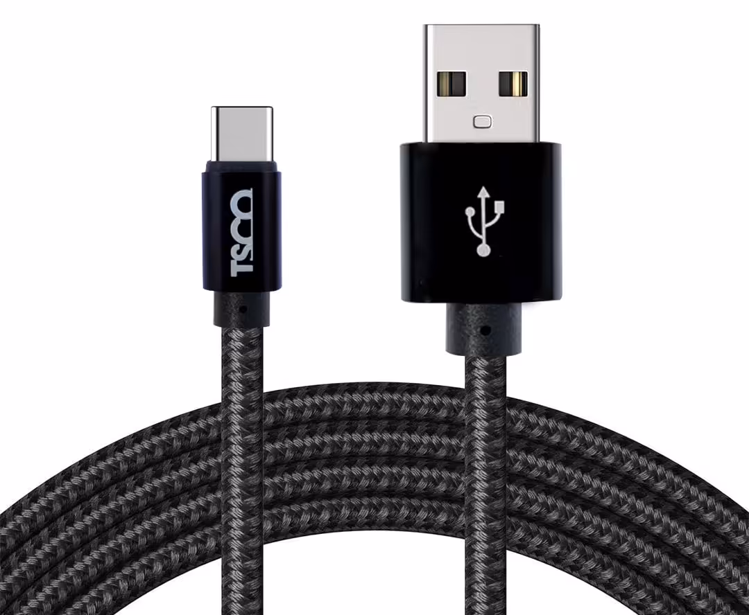 کابل  شارژر USB به USB-C تسکو مدل TCC182 طول 1 متر
