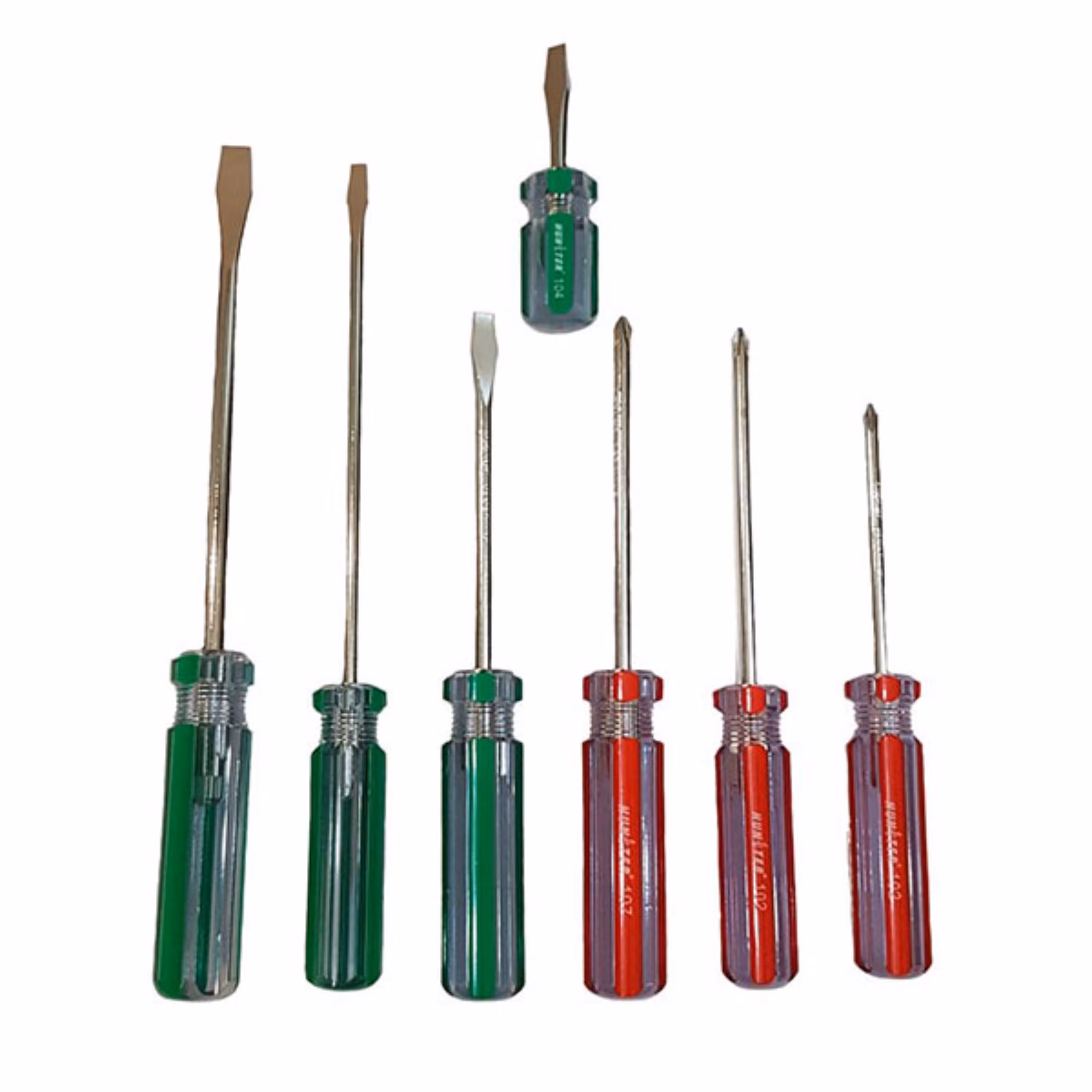 ست 7 تکه پیچ گوشتی شامل چهارعدد 2سو و سه عدد چهارسو