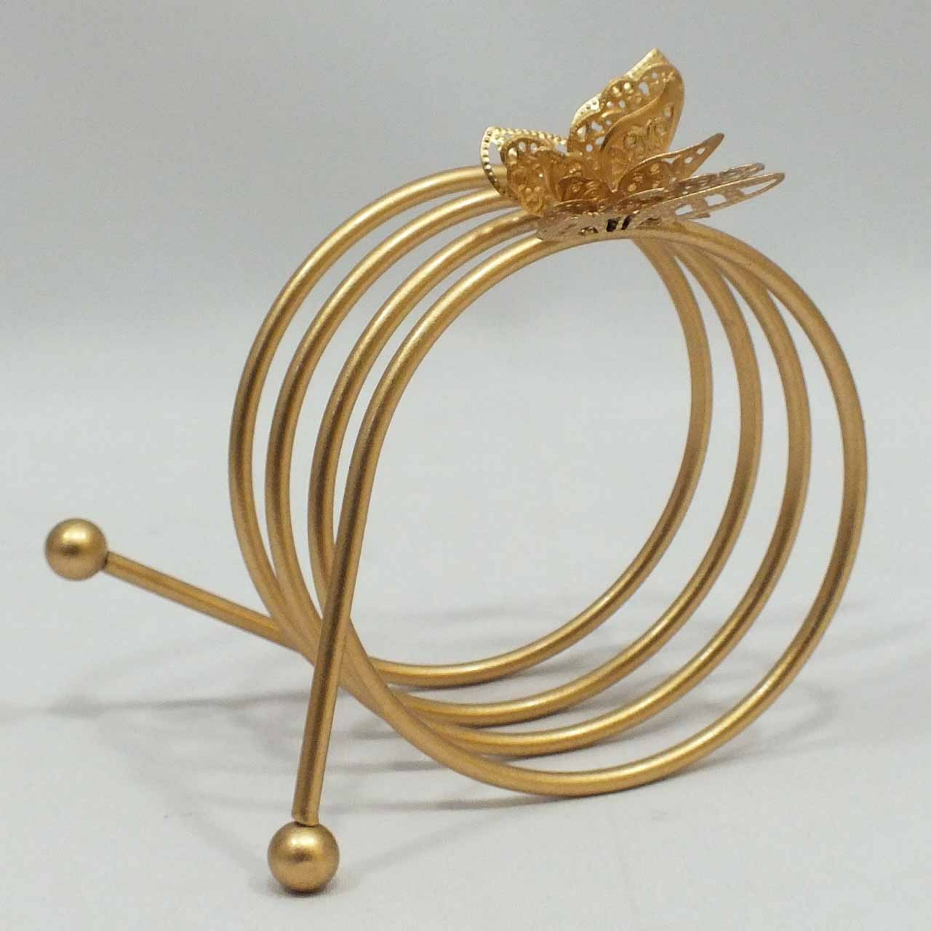 جادستمال کاغذی طلایی مات - جا دستمال کاغذی