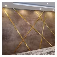 آینه دیواری کد 1505 طلایی سایز 5x120 سانتی متر بسته 6 عددی