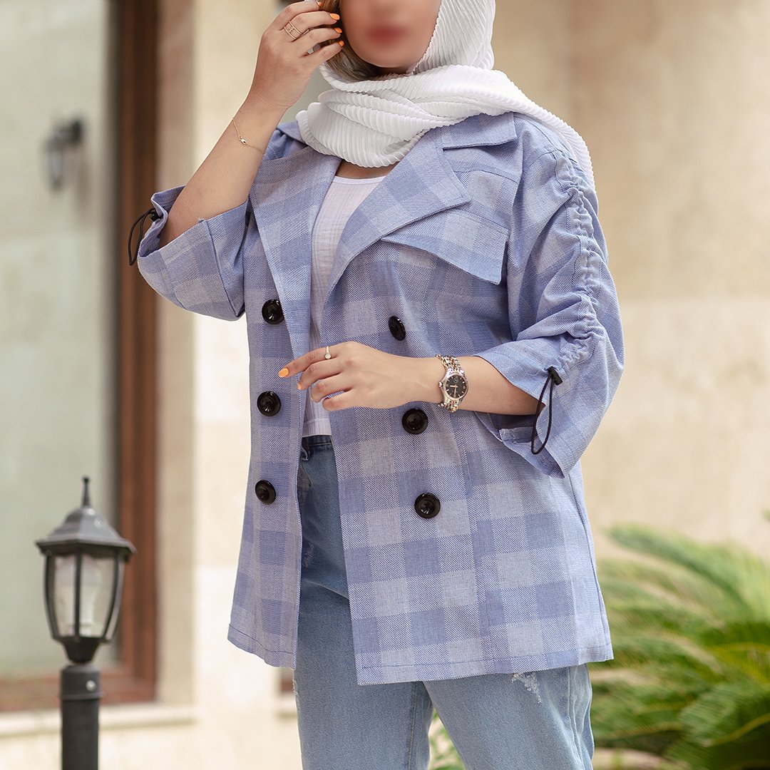 مانتو آستین گت لینن کد 3016503