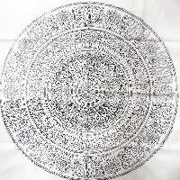 رومیزی طرح زنبق