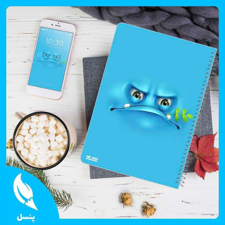 دفتر مشق 50 برگ ایموجی عصبانی