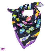 دستمال سر و گردن تادو طرح پر مدل SK17